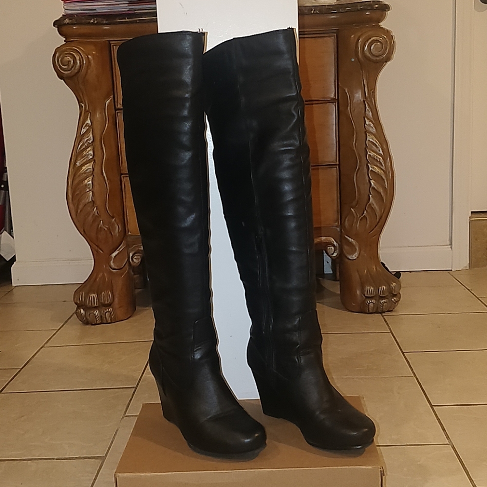 Chinese Laundry knee-high boots